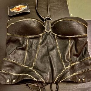 Harley Davidson Leather Halter
